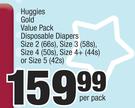 Huggies Gold Value Pack Disposable Diapers-Per Pack