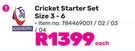 Kookaburra Cricket Starter Set Size 3-6-Each