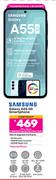 Samsung Galaxy A55 5G Smartphone-On 1.3GB Red Top Up Core More Data