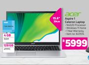 Acer Aspire 1 Celeron Laptop