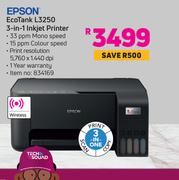 Epson Eco Tank L3250 3 In 1 Inkjet Printer