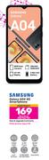 Samsung Galaxy A04 4G Smartphone-On Red Flexi 140