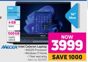 Mecer Intel Ceeron Laptop