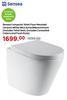 Sensea Compacta Toilet Floor Mounted Ceramic White W43.5cm x D56cm x H42cm