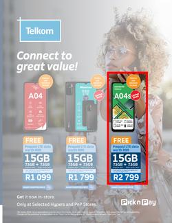 Pick n Pay : Cellular Deals (21 August - 08 October 2023), page 9