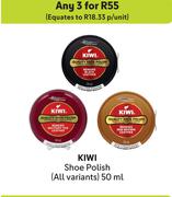 Kiwi Shoe Polish (All Variants)-For Any 3 x 50ml