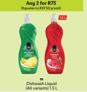 M Dishwash Liquid (All Variants)-For Any 2 x 1.5ltr