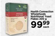 Health Connection Wholefoods, Nutritional Yeast Flakes-200g Each