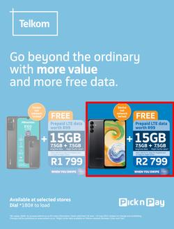 Pick n Pay Cellular : Birthday Cellular Savings (19 June - 23 July 2023), page 9