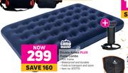 Campmaster Double Airbed Plus Pump Combo