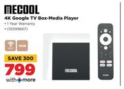 Mecool 4K Google TV Box Media Player