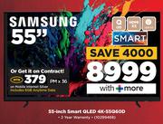 Samsung 55" Smart OLED 4K TV 55Q60D