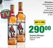 Captain Morgan Spiced Gold-For 2 x 750ml 