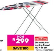 Retractaline Steam Queen Ironing Board-110 x 35cm