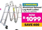 Steady Step Aluminium Splayed Leg Multi Ladder