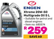 Engen Xtreme 20W-50 Multigrade Oil-5Ltr