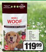 Spar Woof Dog Food (Assorted Excl.Puppy)-8Kg Per Pack