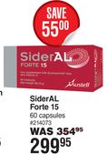 SiderAl Forte 15 60 Capsules
