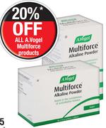 A.Vogel Multiforce Alkaline Powder 30 x 7.5g Sachets