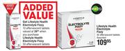 Lifestyle Health Electrolyte Fizzy 30 Effervescent Tablets Assorted
