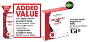 Lifestyle Health Mahnesium Fizzy 30 Effervescent Tablets Assorted