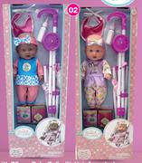 My Sweet Love 30cm Doll & Stroller Ethnic Pink Or Blue (850014604001/002/850014446002/001-Each