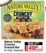 Nature Valley Crunchy Granola Bar Assorted-6 x 42g Per Pack