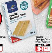 Glutagon Vanilla Sponge Cake Assorted-375g