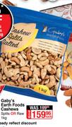 Gaby's Earth Foods Cashews (Split Or Raw)-1Kg Each