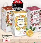 Carmien Rooibos Pyramid Tea Assorted-20 Teabags Each