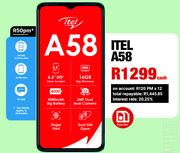 Itel A58
