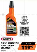 Wynn's Diesel Injector And Turbo Cleaner W542-375ml