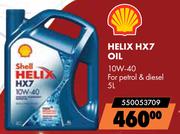 Shell Helix HX7 Oil 10W-40 550053709-5Ltr