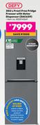 Defy 302Ltr Frost Free Fridge Freezer With Water Dispenser DAC639