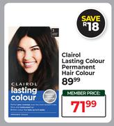 Clairol Lasting Colour Permanent Hair Colour