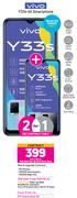 2 x Vivo Y33s 4G Smartphone-On 1GB Red Top Up Core More Data + On Promo 70 (36 Months)