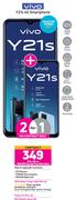 2 x Vivo Y21s 4G Smartphone-On 1GB Red Top Up Core More Data + On Promo 70 (36 Months)