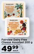 Fairview Dairy Free Cheese Assorted-200g Each