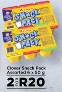 Clover Snack Pack Assorted-For 2 x 6 x 50g