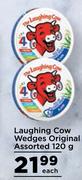 Laughing Cow Wedges Original Assorted-120g Each