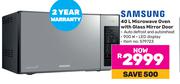 Samsung 40L Microwave Oven With Glass Mirror Door