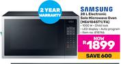 Samsung 28L Electronic Solo Microwave Oven ME6104ST1/FA