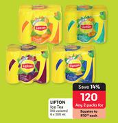 Lipton Ice Tea (All Variants) 6 x 300ml-For Any 2 Packs