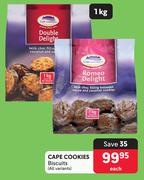 Cape Cookies Biscuits (All Variants)-1Kg Each