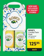 Rose's Cordial Twin Pack (All Variants)-2 x 750ml Each