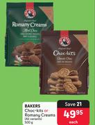 Bakers Choc-kits Or Romany Creams (All Variants)-500g Each