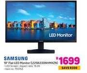 Samsung 19" Flat LED Monitor LS19A330NHMXZN