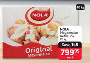 Nola Mayonnaise Refill Box-20Kg