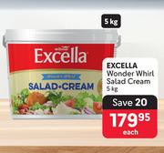 Excella Wonder Whirl Salad Cream-5Kg Each
