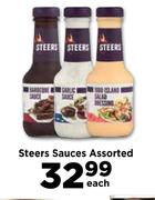 Steers Sauces Assorted-Each
